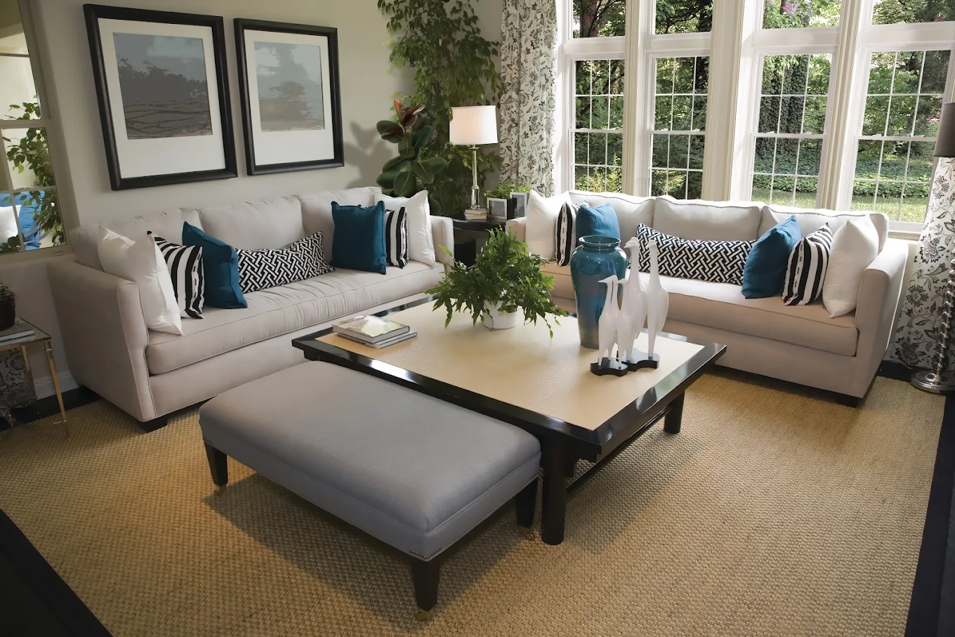 Baltimore home featuring newly installed energy-efficient replacement windows.
