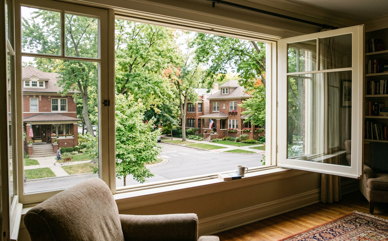 Chicago, Illinois Casement Windows