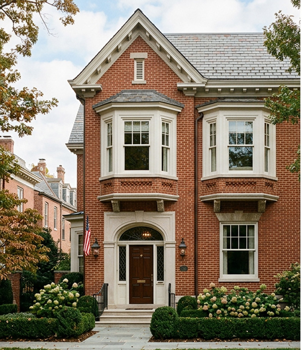 Bay windows in Baltimore, MD