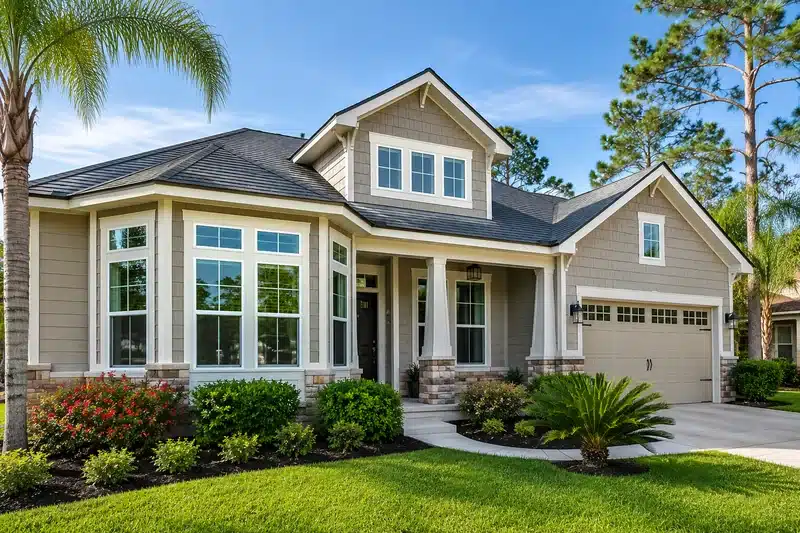 a Jacksonville home with replacement windows