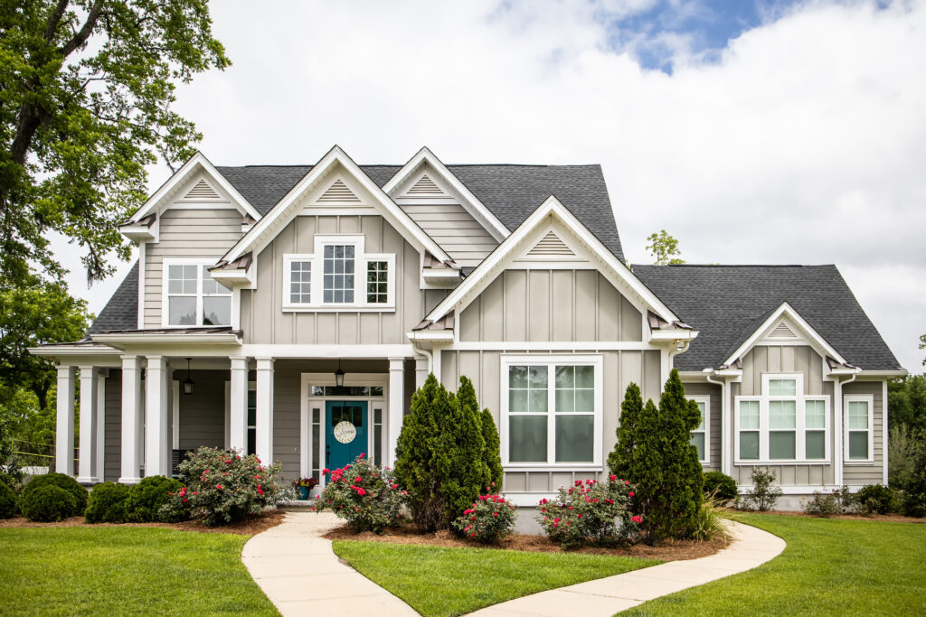 Single Family New Construction Home in Suburb Neighborhood in the South