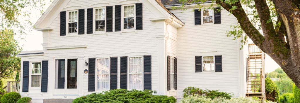 Traditional clapboard house in Chatham Massachusetts USA