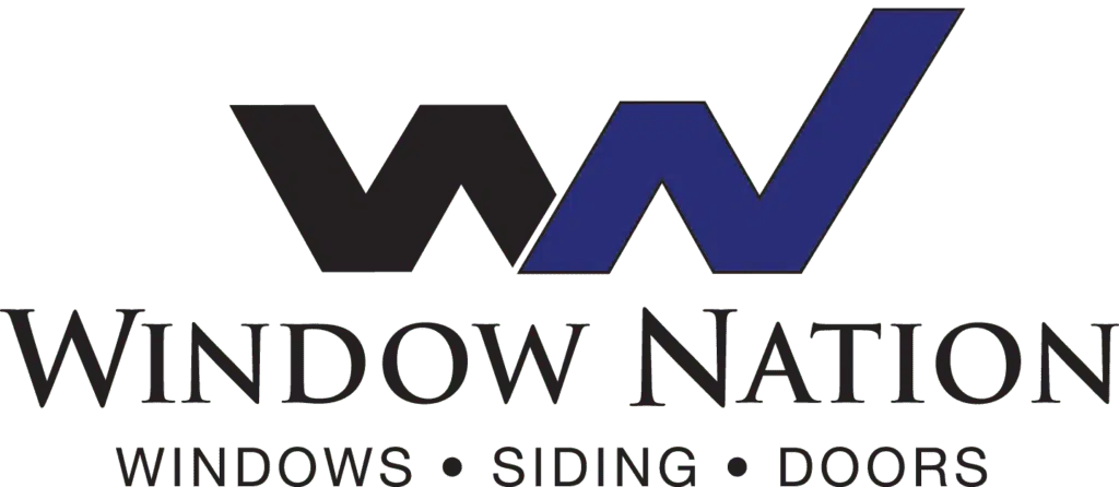 Window Nation Logo Blue and Black