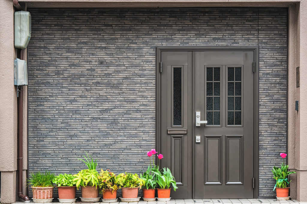 Entry Door with Glass Windows