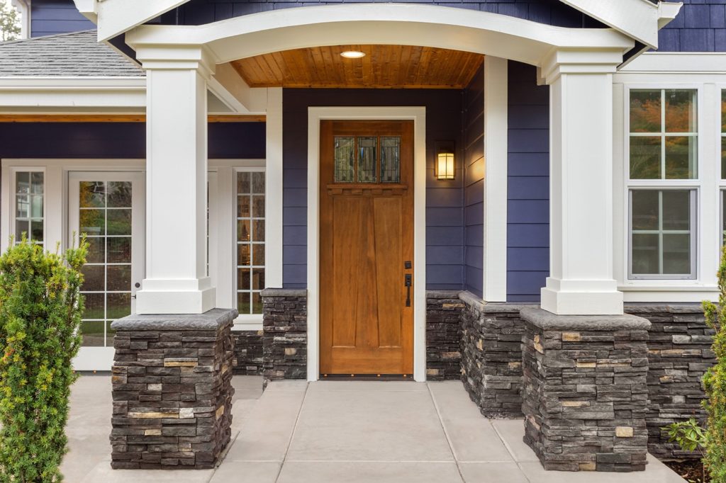 Large Entry door in beautiful home