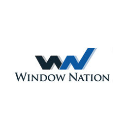Window Nation Logo black and blue